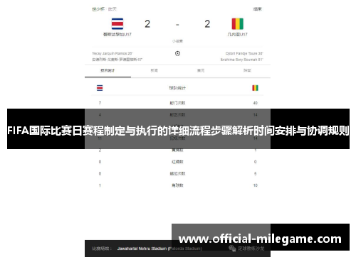 FIFA国际比赛日赛程制定与执行的详细流程步骤解析时间安排与协调规则